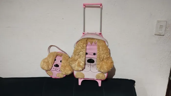 Kit Mochila infantil menina 