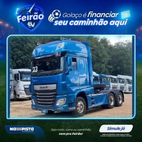 DAF XF 530 6X4 2023 TETO ALTO - 305 MIL KM - PERSONALIZADO - BELICHE - KIT BASCULANTE