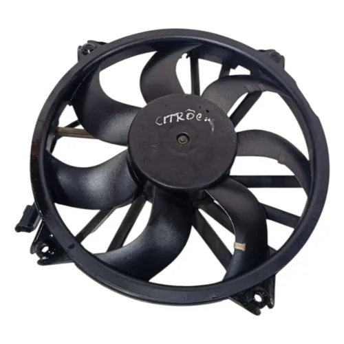 Ventoinha motor radiador c4 pallas 16v 2007 a 2014 c/detalhe