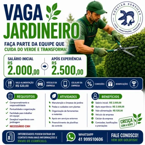 Vaga de Jardineiro
