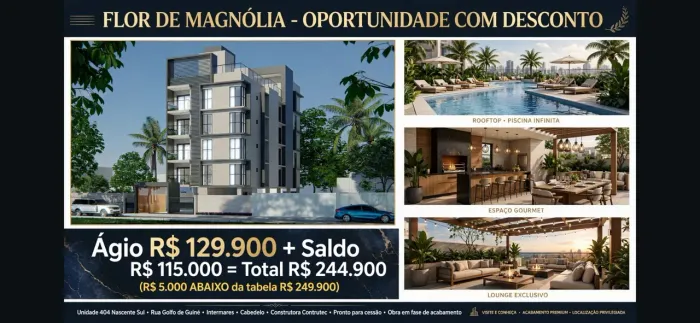 Repasse de Flat em Intermares - oportunidade