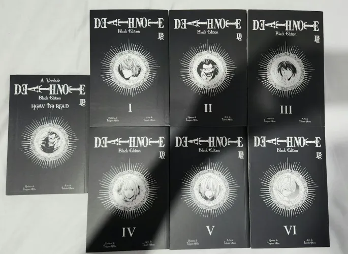 Vendo Mangás Death Note Black Edition Completo