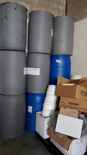 Tambores de plástico de 200kg