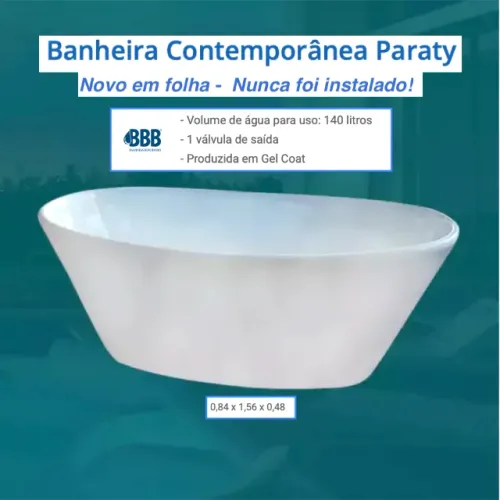 Banheira Contemporânea Paraty do BBB (sem Hidro)