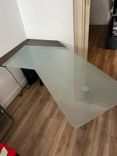 Mesa de escritório vidro