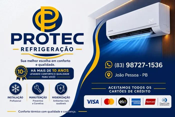 Instalação e manutenção de ar condicionado.