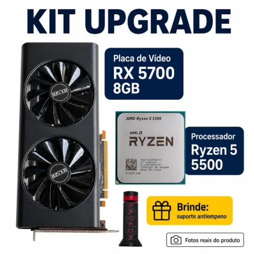 Kit Upgrade ? Ryzen 5 5500 + Placa de Vídeo ELSA RX 5700 8GB GDDR6