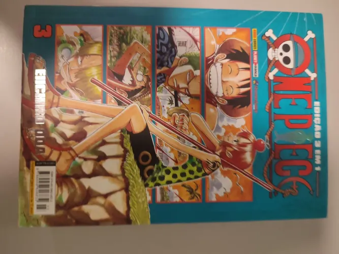Livro 3 em 1 one piece vol 3