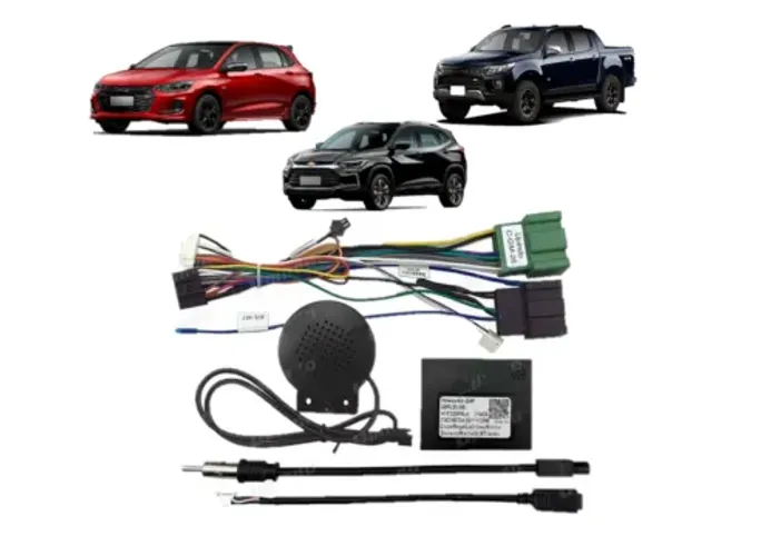 Interface Chicote Plug And Play Gm Onix Tracker S10 2021 - 2024 Multimídia Mylink 3