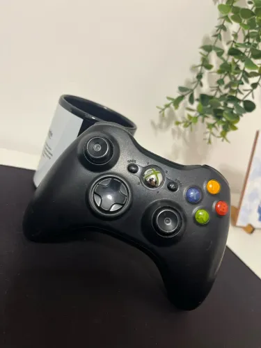 CONTROLE XBOX 360 ORIGINAL - PRETO