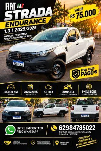 Fiat Strada Endurance 1.3 Flex 8V CS 2025