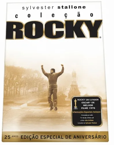 Coleção original de 5 DVD do filme Rocky