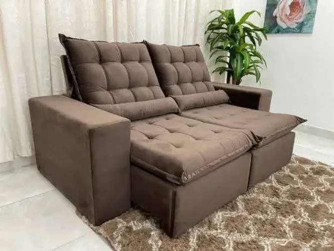 Sofá retrátil e reclinável, liquidação do ano
