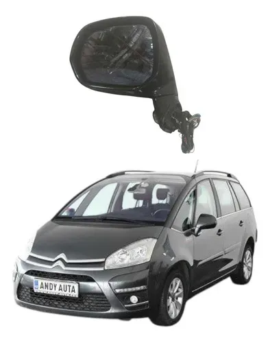 Retrovisor Elétrico Esquerdo Citroën Gran C4 2008 A 2014