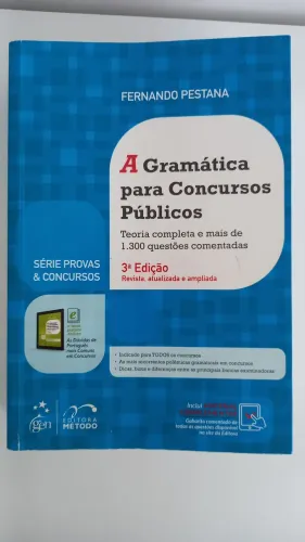 OPORTUNIDADE: A GRAMÁTICA PARA CONCURSOS PÚBLICOS - Fernando Pestana. 