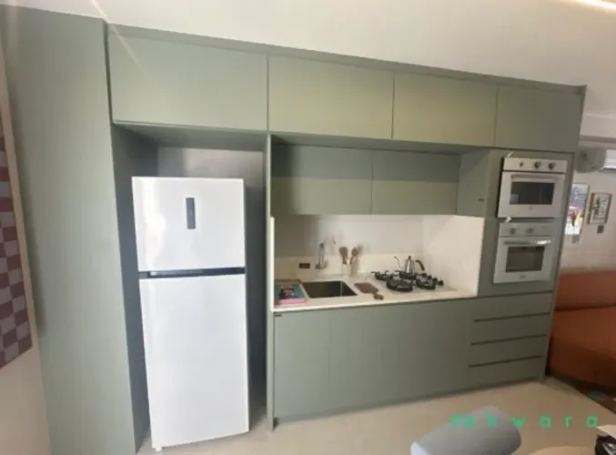 Bancada Nova em Mármore Branco Prime com Cuba Tramontina e torneira Deca