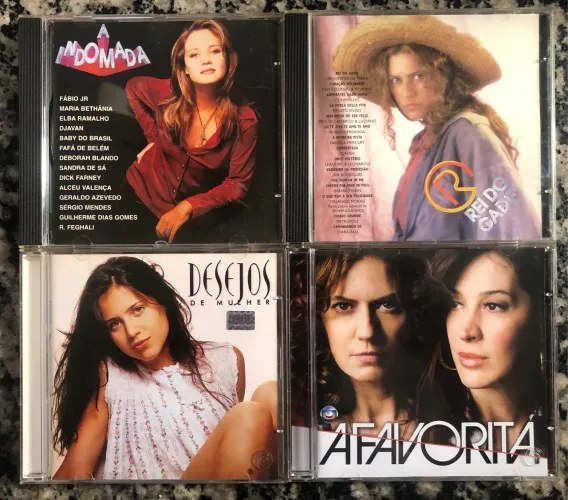Combo Trilhas Sonoras Nacionais Novelas (4 CDs)