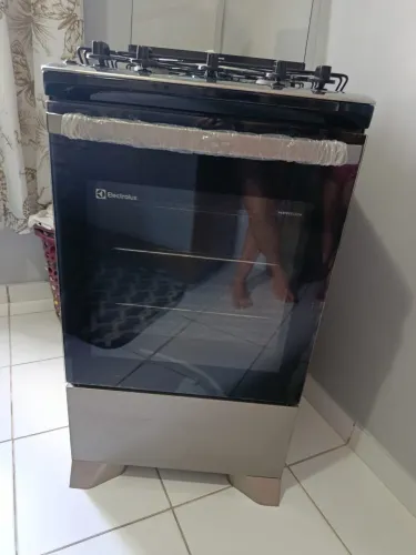 Fogão 4 Bocas Electrolux Cinza Efficient FE4IG
