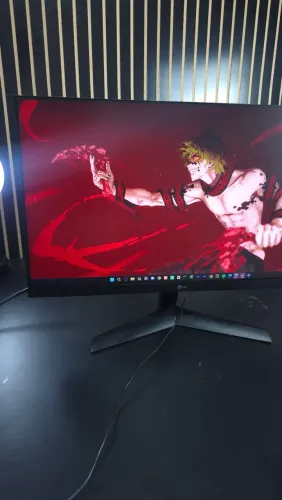 Monitor Gamer LG UltraGear 24" IPS 144Hz 1ms (24GN60R-B) - Impecável!<br>
