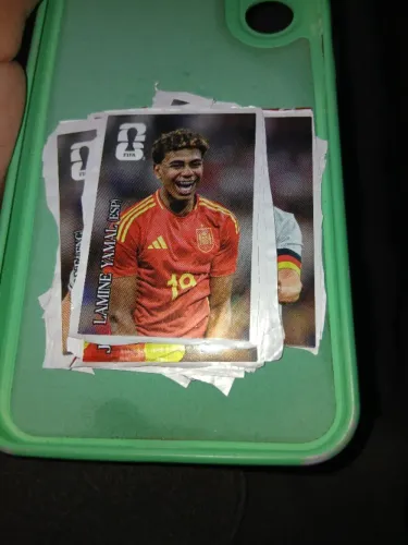 Cartinha da copa, coca cola, lamine wamal