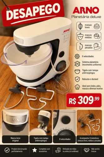 DESAPEGO | BATEDEIRA PLANETÁRIA ARNO DELUXE