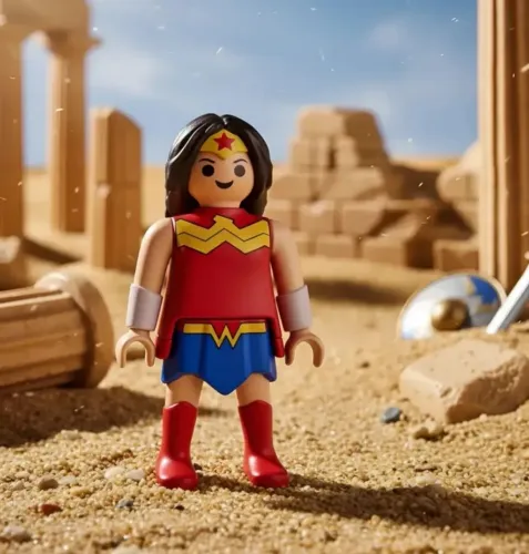 Mulher Maravilha Kinder Ovo Playmobil
