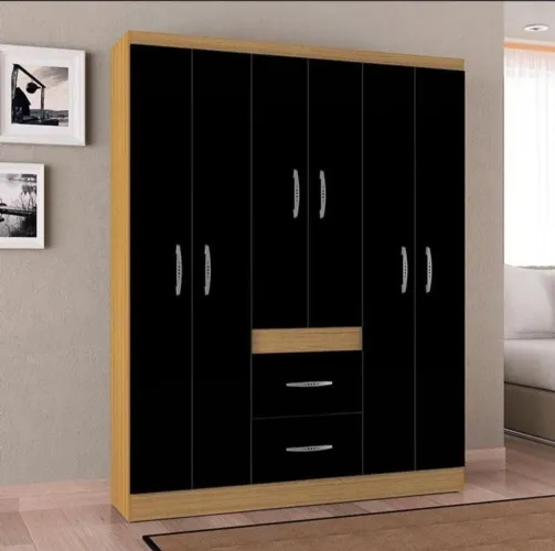 Guarda roupa solteiro Milão 6 portas novo a pronta entrega