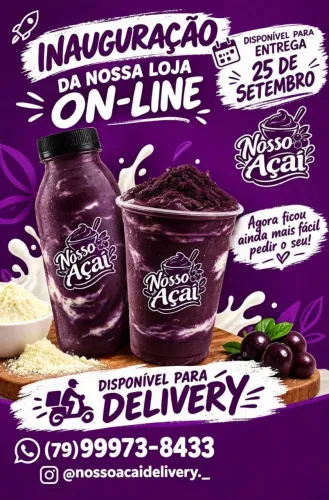 Açaí na garrafa