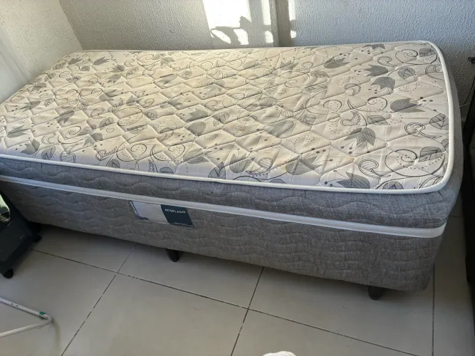 Cama Solteiro Acoplada