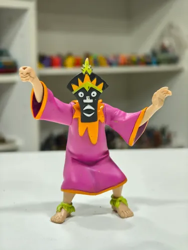 Boneco Feiticeiro Fantasma Scooby Doo Hanna Barbera 10cm