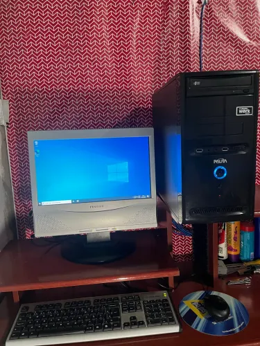 PC COMPLETO COM MONITOR - PRONTO PARA USAR!
