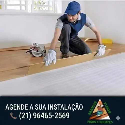 Instalação do seu Piso laminado ou Vinílico!