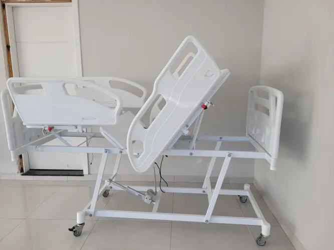 Cama hospitalar luxo elétrica com colchão 