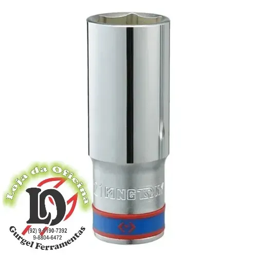 Soquete Sextavado Longo 38mm - 3/4 - King Tony-KT623538M