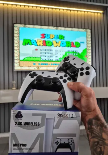 GameStick M15 Plus Retro +20K Jogos 2 Controles