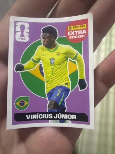 Cartinha rara Vinicius Júnior 