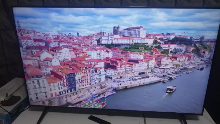 Tv Smart Qled 55 Samsung Bordas Infinita Inteligencia Artificial  Alexa Comando de Voz