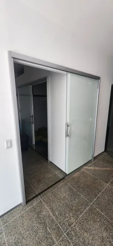 Porta correr blindex 2x1m