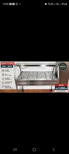 Buffet 8 Cuba inox