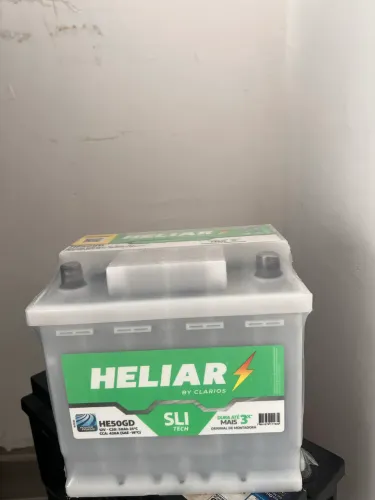 BATERIA HELIAR 50Ah 2 ANOS DE GARANTIA