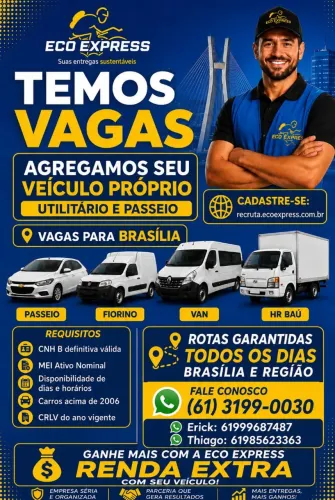 Vaga de motorista 