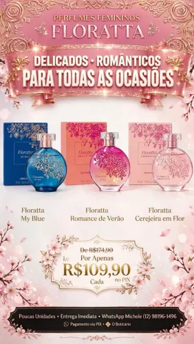 Perfumes Femininos Floratta