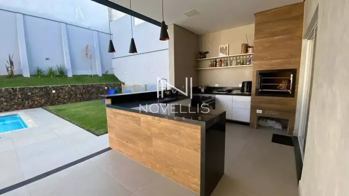 Casa mobiliada com 3 suites,piscina,area gourmet no condominio Monaco em Sao Jose dos Camp