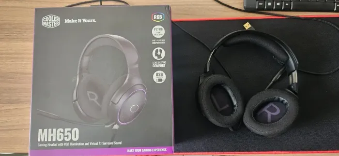 Headset Cooler Master MH650 - fone de ouvido
