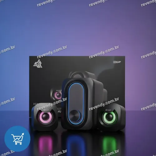 Caixa de som para Pc - som de qualidade e alta potência - entrega grátis