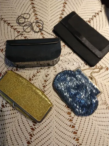 Bolsa de mão vintage - kit com 4 peças
