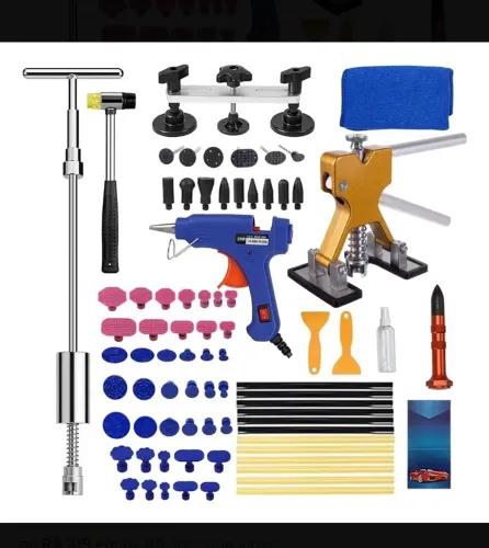 Kit Completo Repuxadeira Ventosas Reparo Amassados Carro