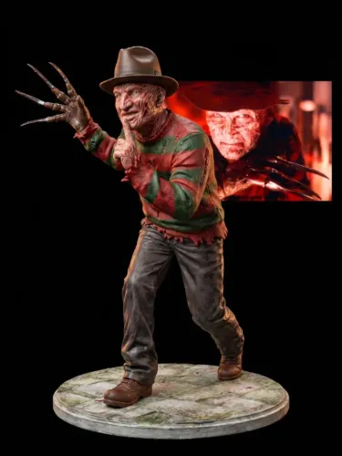 Promoção - Estatueta Freddy Krugger Modelo Próprio Exclusivo - Peça Única AlCriarte3D