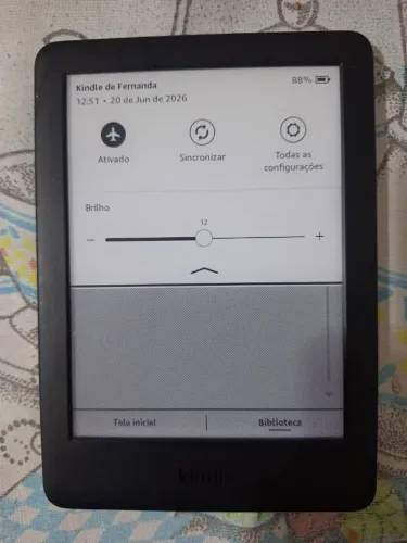 Kindle 10a Geração 4GB Wi-Fi com Luz Embutida - Ótimo Estado