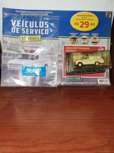 Miniatura escala 1:43 Coleção Veículos de Srvço d Brsil NOVO ( SÓ RETIRADA  ).